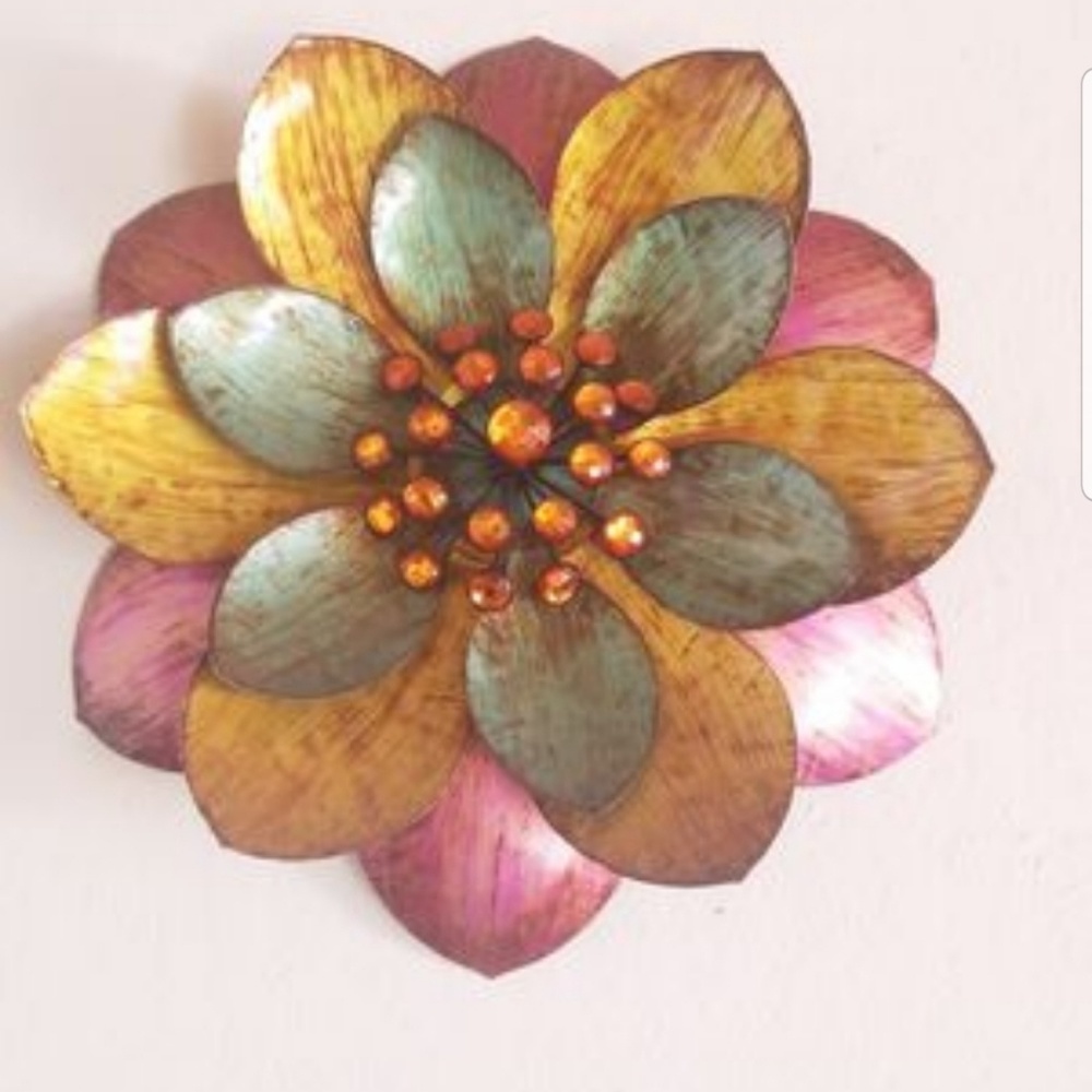 Tin flower set